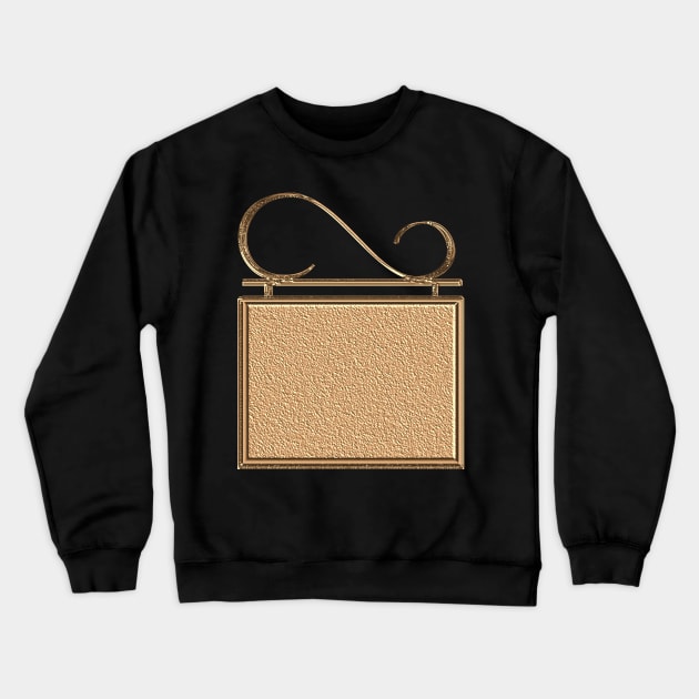 Sign in gold Crewneck Sweatshirt by robelf